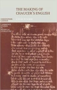 The Making of Chaucer's English: A Study of Words Book Cover