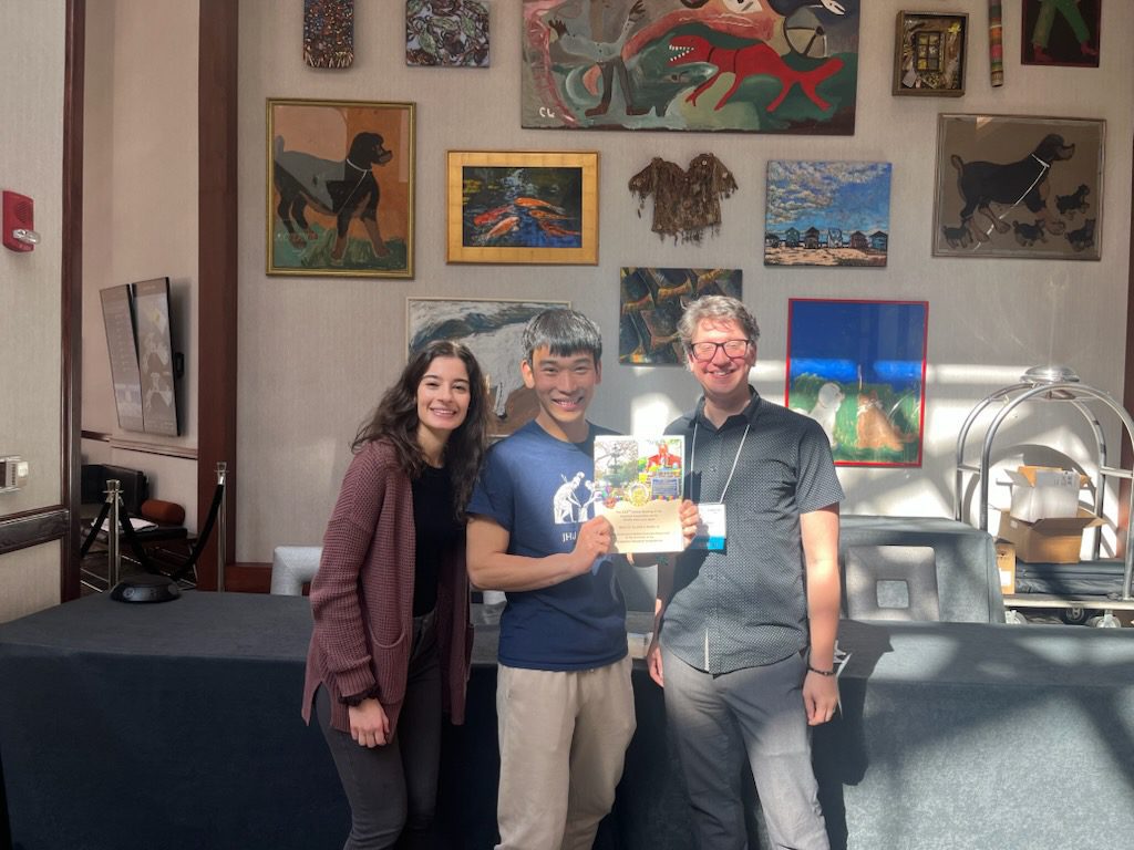 Left to right , Dopico, Skoutelas, and Nakajima at 2026 CAMWS